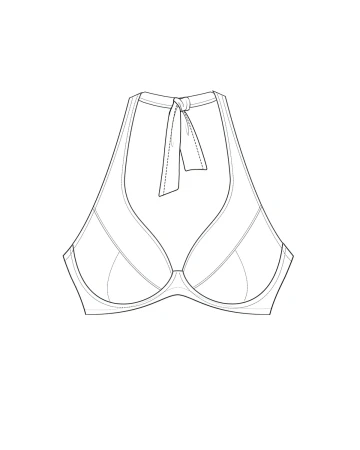 Custom Bikini Top : Wired Halter